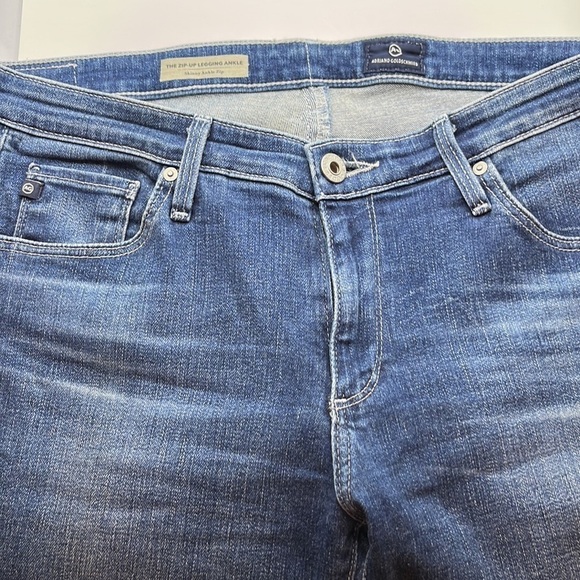 Ag Adriano Goldschmied The Zip Up Legging Ankle Size 30R - Picture 15 of 16